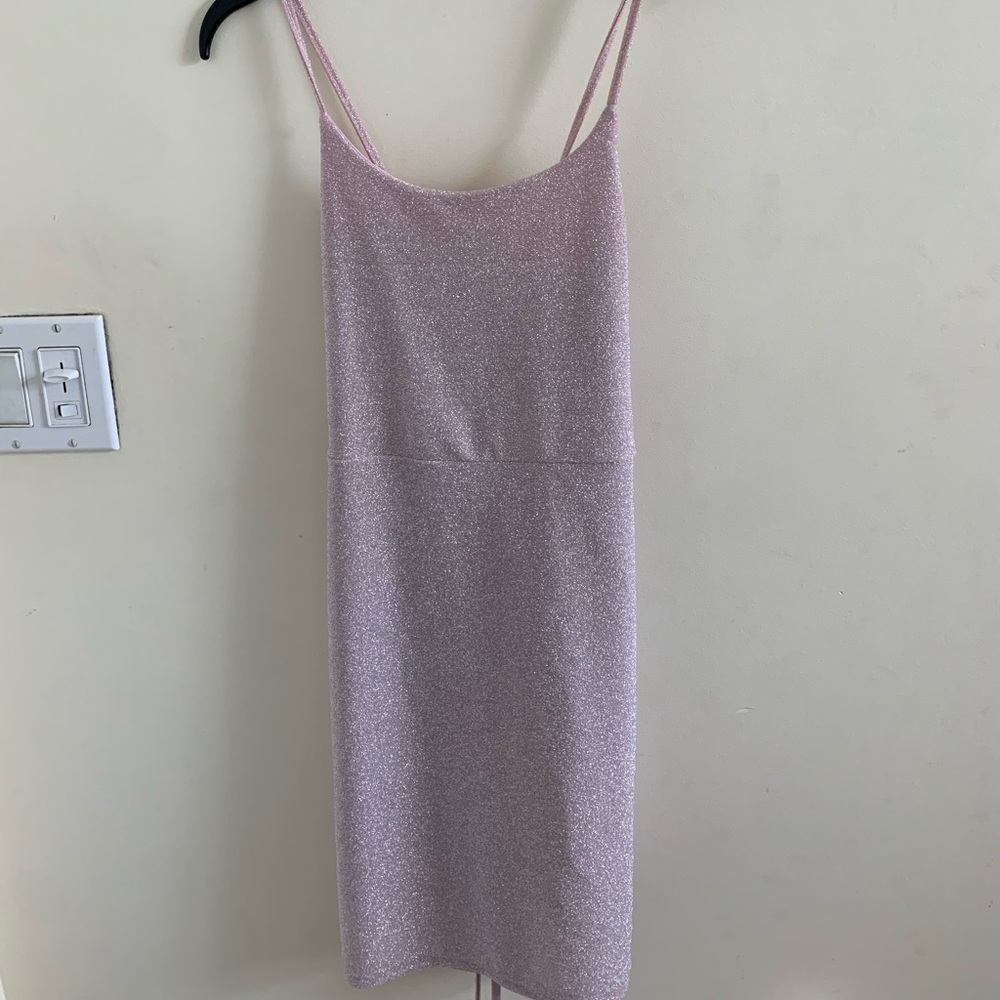 Pink sparkle dress
